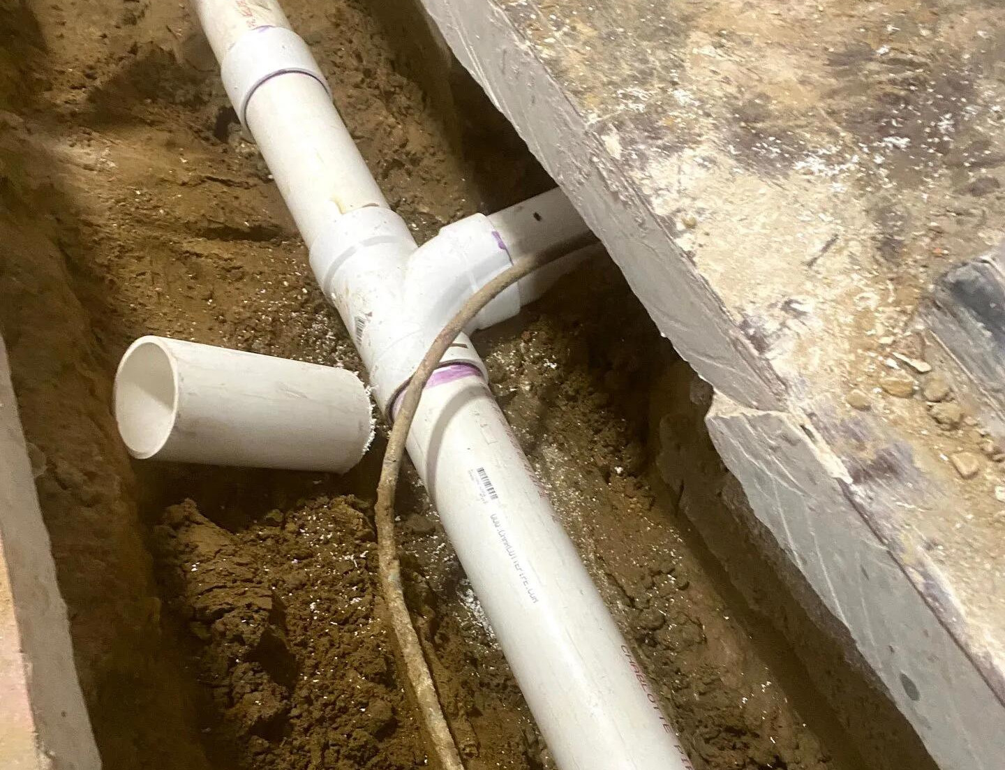 sewer line